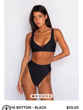 Skatie Black Freya High-Waist Bottom